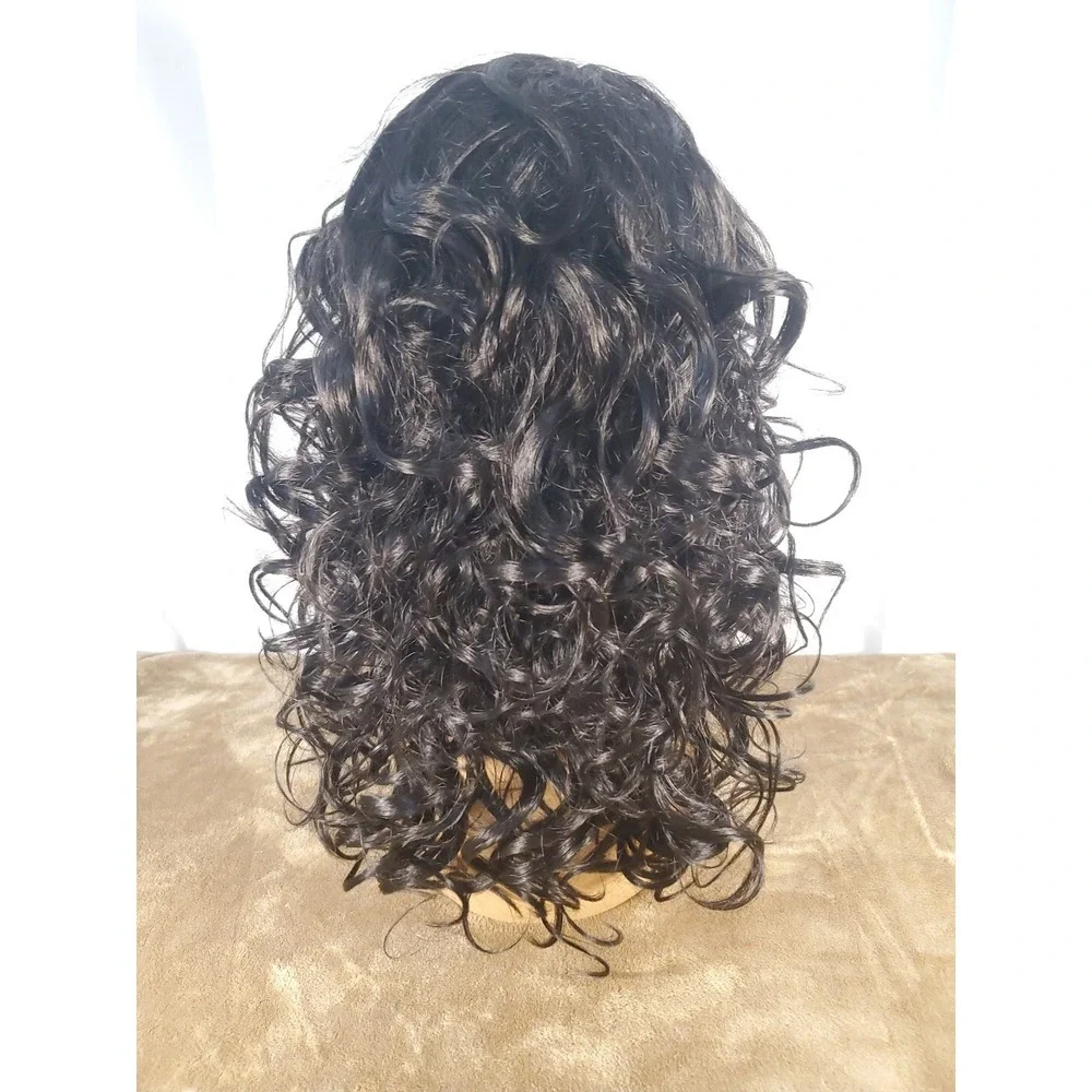 Aplus‎ Wig - Black Curled Wave #1